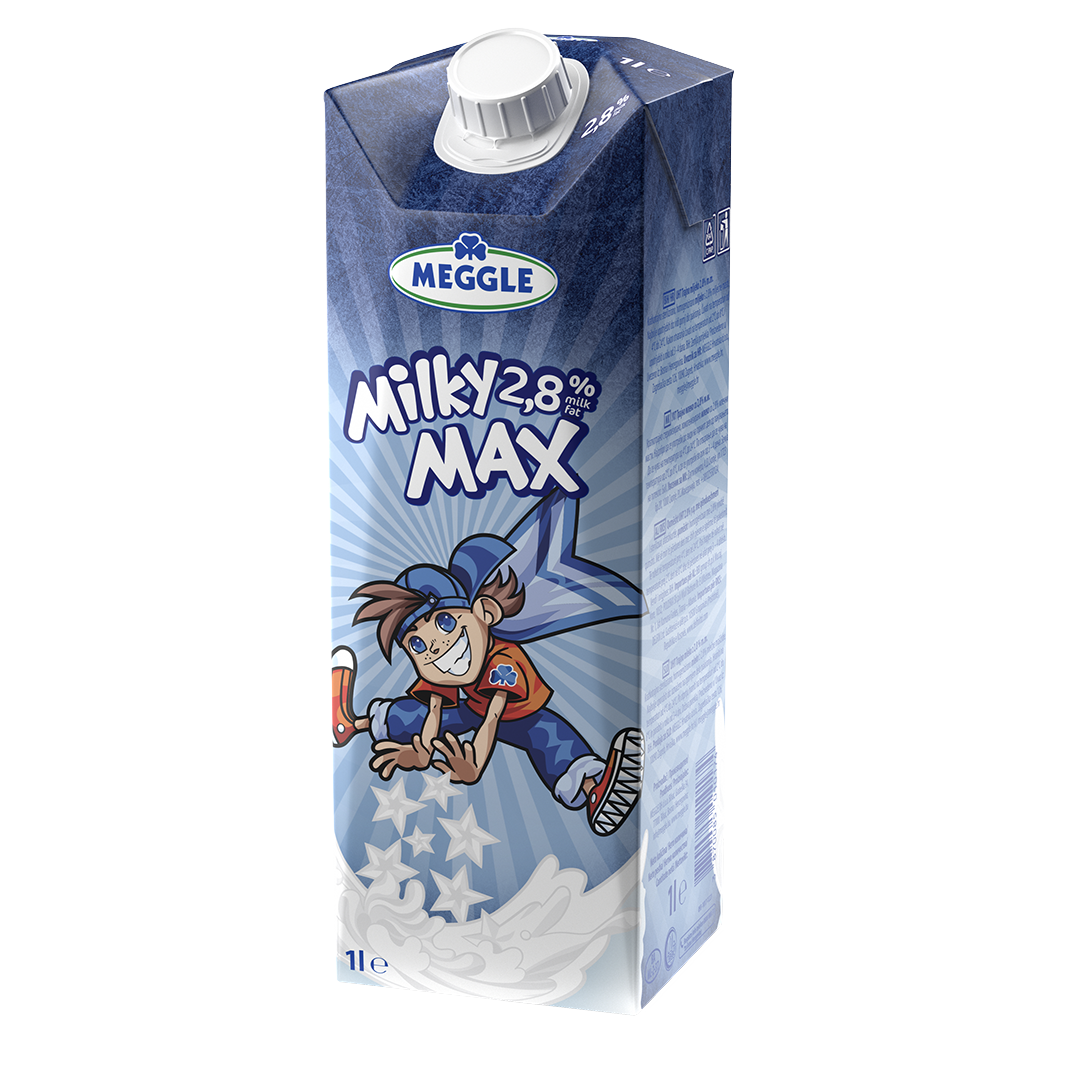 Milky Max UHT Краве мляко с масленост л Meggle